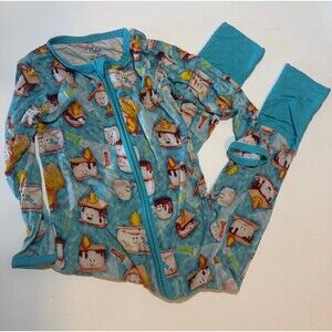 Birdie Bean 3T Marshmallow S’mores Bamboo Zippy Pajama